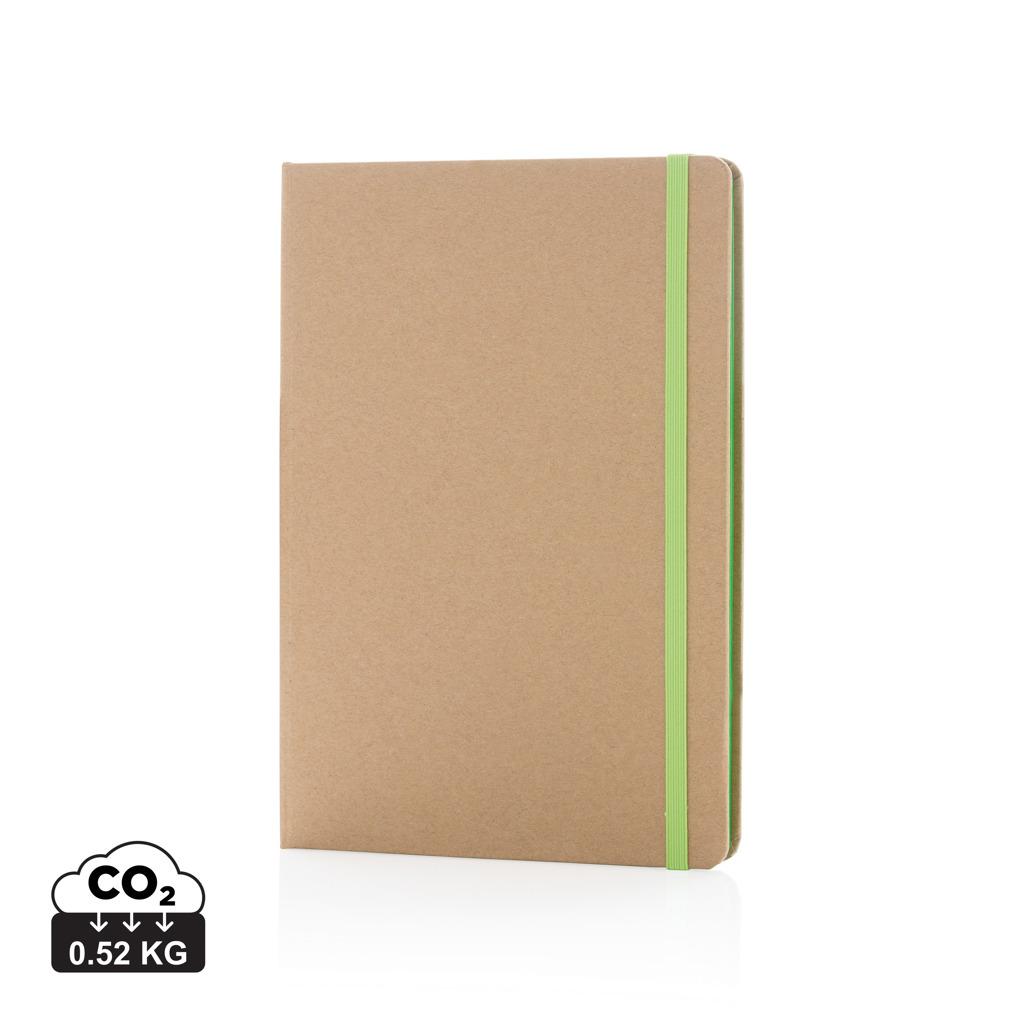 Carnet A5 din kraft green