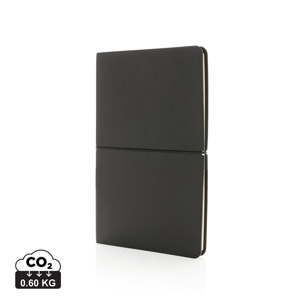 Carnet modern deluxe A5 cu copertă moale black