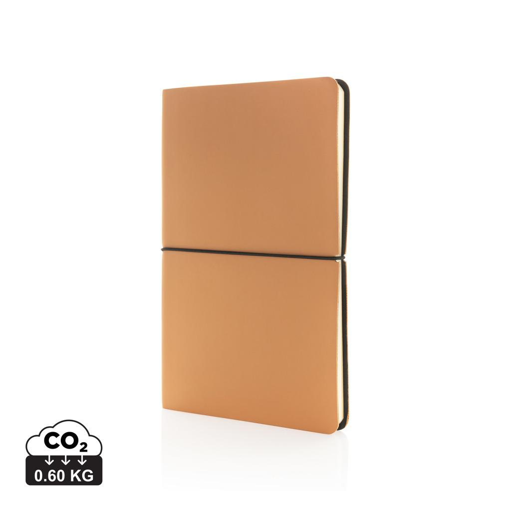 Carnet modern deluxe A5 cu copertă moale brown