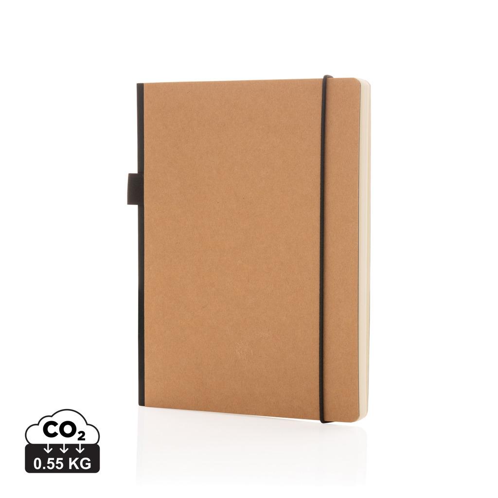 Carnet A5 deluxe cu copertă tare din kraft brown