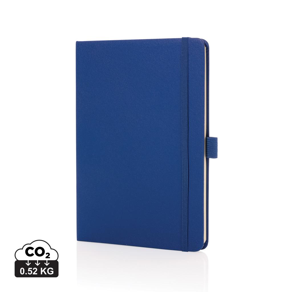 Caiet clasic A5  din piele legată, certificat RCS Sam royal blue