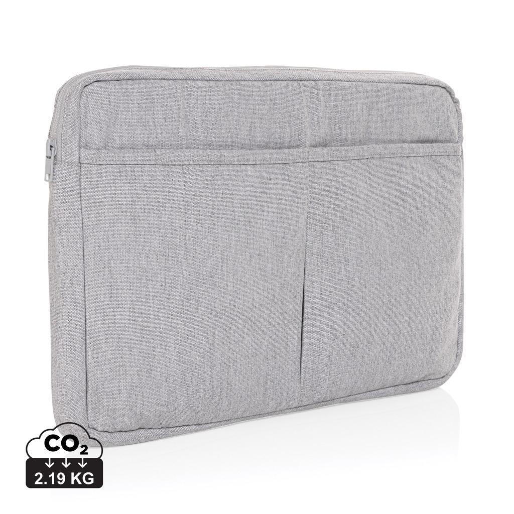 Husă pentru laptop de 15,6 inch din bumbac reciclat Laluka AWARE™ grey