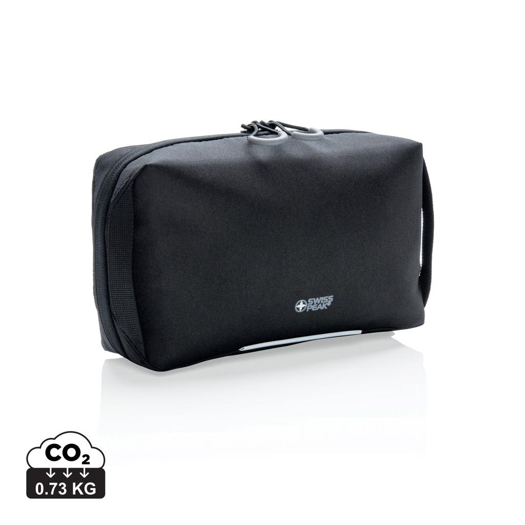 Organizator tech, fără PVC Swiss Peak AWARE™ black