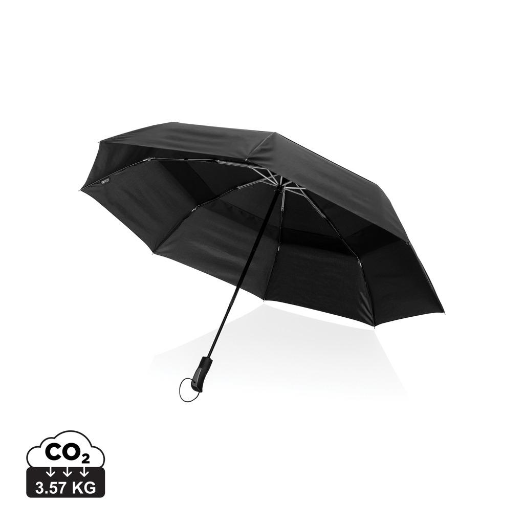 Umbrelă de furtună de buzunar de 27” Tornado Swiss Peak Aware™ black