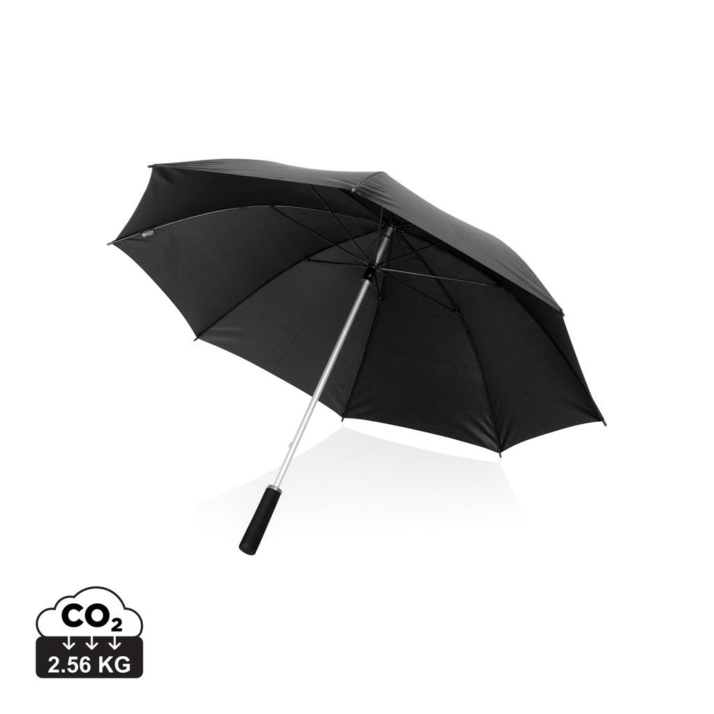 Umbrelă manuală ultra-ușoară de 25” din aluminiu Swiss Peak Aware™ black