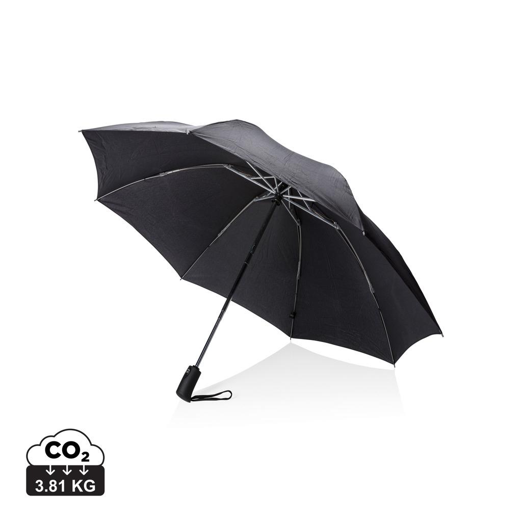 Umbrelă pliabilă reversibilă de 23', cu deschidere/închidere automată, SP AWARE™ black