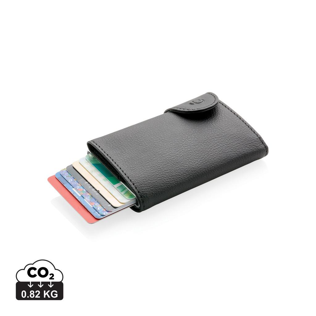 Suport de carduri RFID și portofel C-Secure black