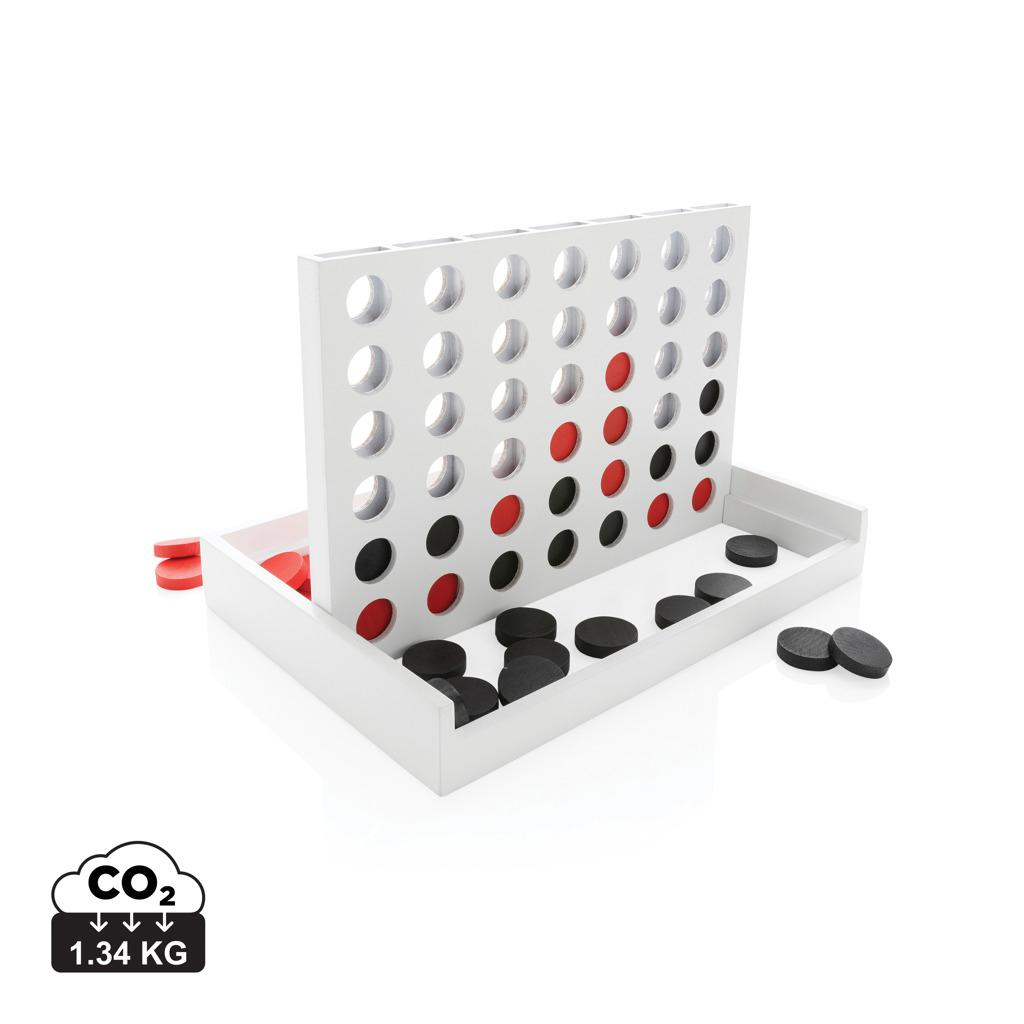 Joc din lemn Connect Four transparent