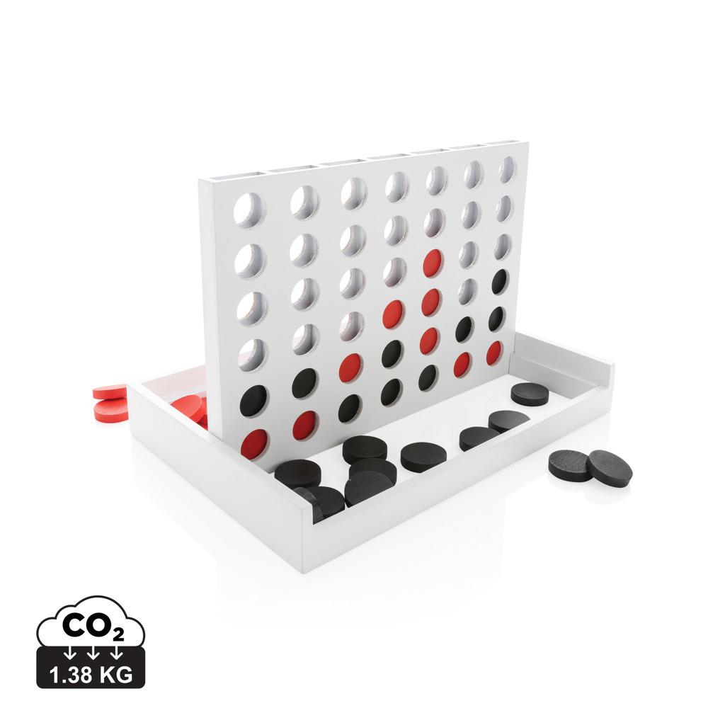 Joc din lemn Connect Four transparent