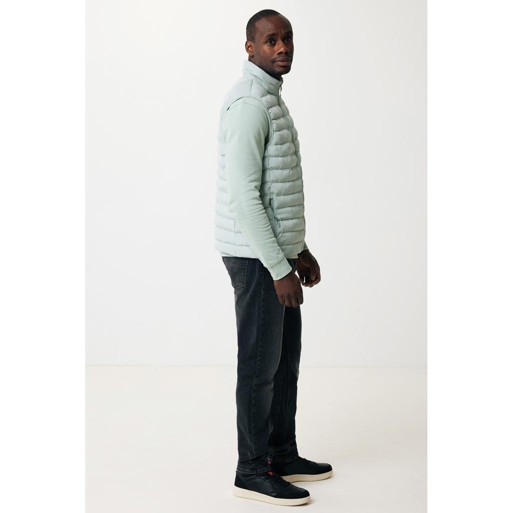Vestă pentru bărbați  din poliester reciclat Iqoniq Meru iceberg green S