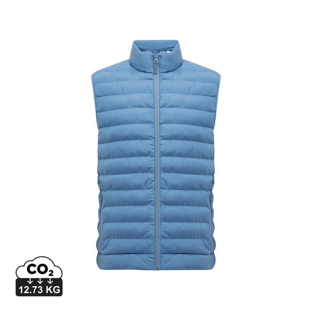 Vestă pentru bărbați  din poliester reciclat Iqoniq Meru Moon blue 3XL