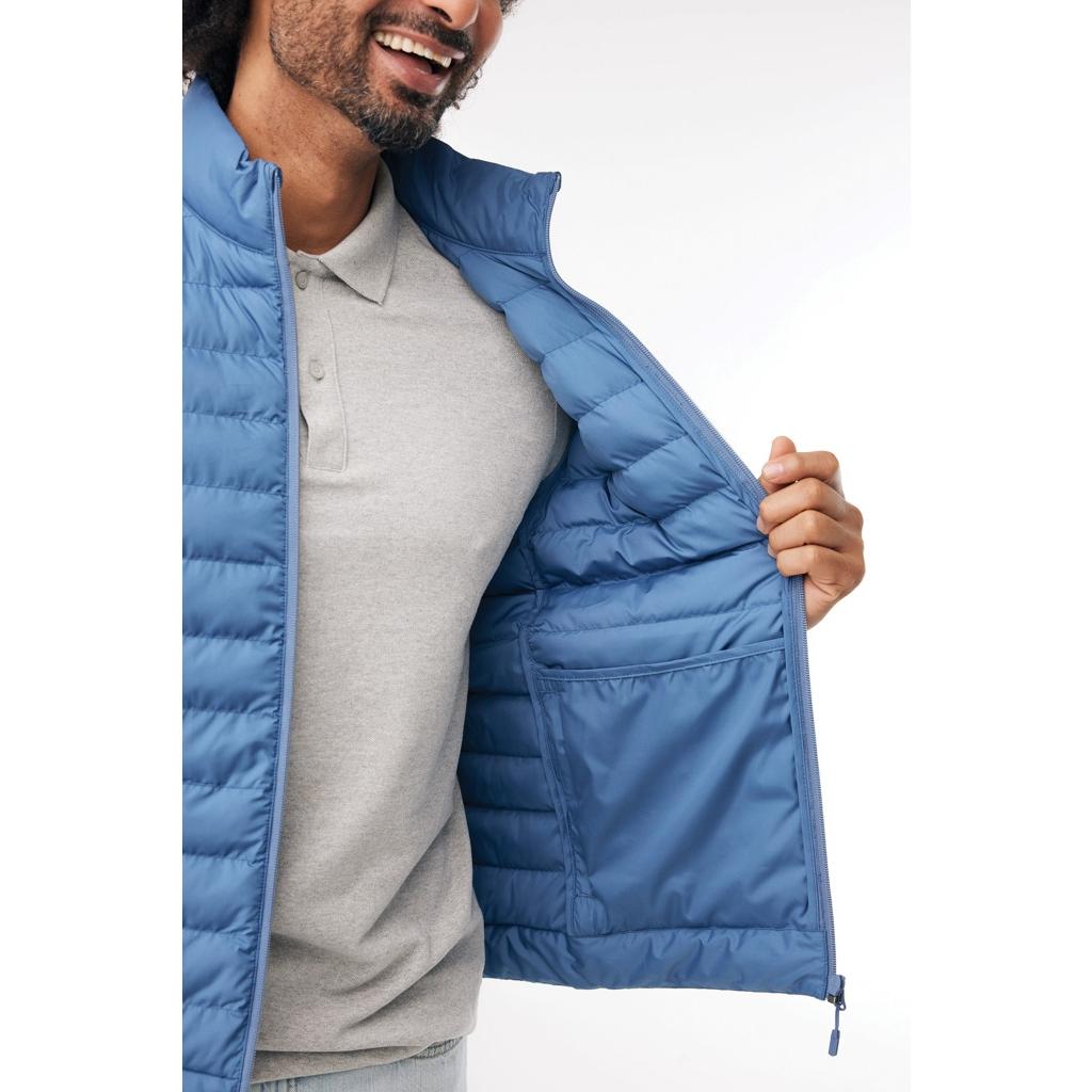 Vestă pentru bărbați  din poliester reciclat Iqoniq Meru Moon blue 3XL