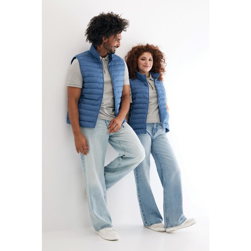 Vestă pentru bărbați  din poliester reciclat Iqoniq Meru Moon blue 3XL
