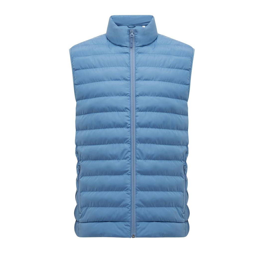 Vestă pentru bărbați  din poliester reciclat Iqoniq Meru Moon blue 3XL
