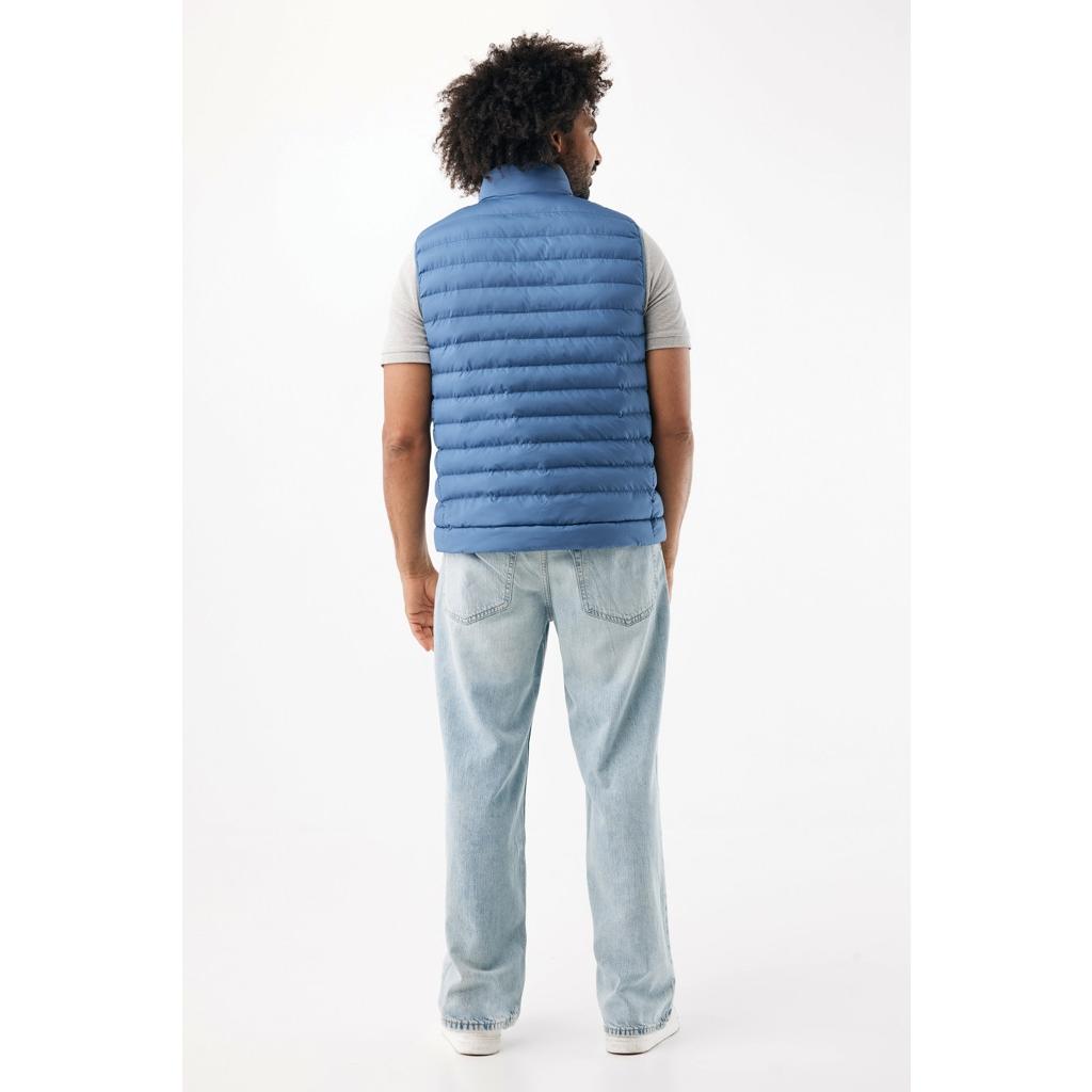 Vestă pentru bărbați  din poliester reciclat Iqoniq Meru Moon blue 3XL