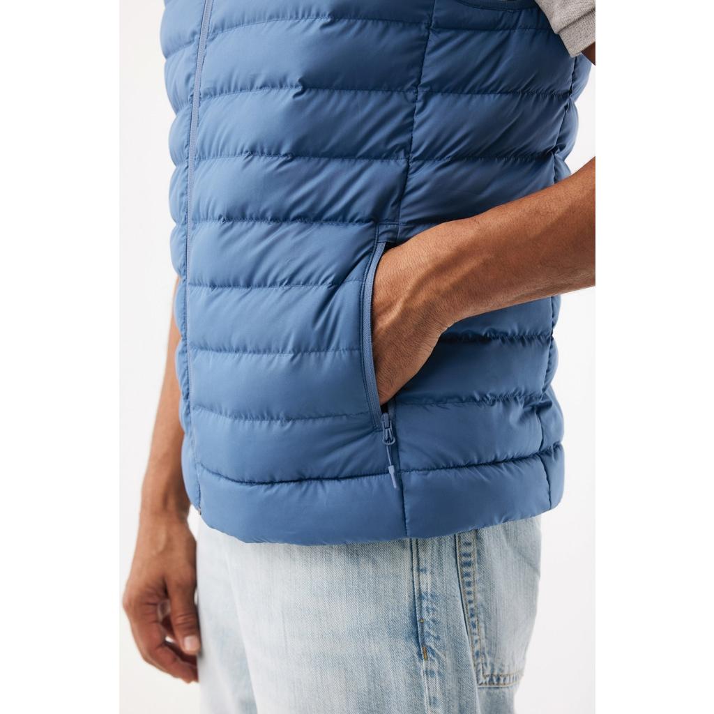 Vestă pentru bărbați  din poliester reciclat Iqoniq Meru Moon blue 3XL