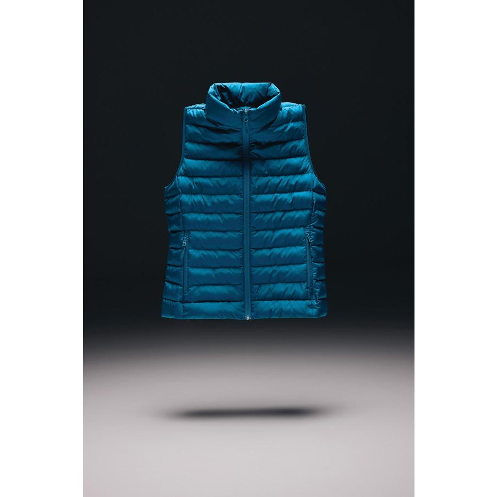Vestă pentru bărbați  din poliester reciclat Iqoniq Meru dark teal 3XL