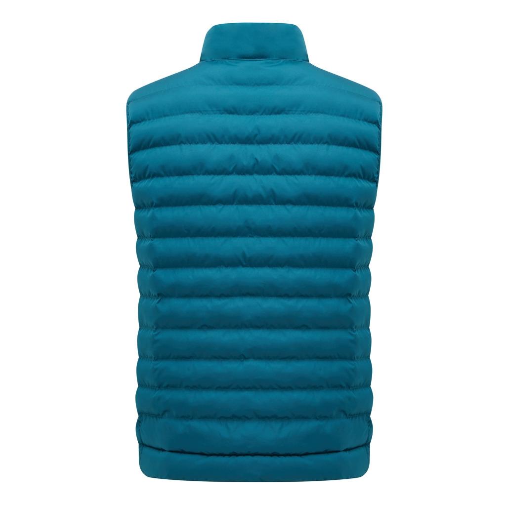 Vestă pentru bărbați  din poliester reciclat Iqoniq Meru dark teal 3XL