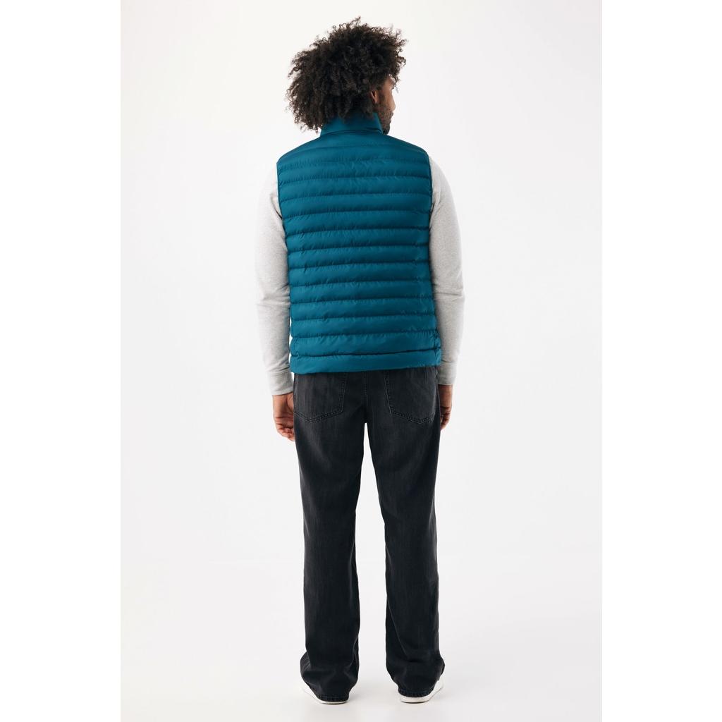 Vestă pentru bărbați  din poliester reciclat Iqoniq Meru dark teal 3XL