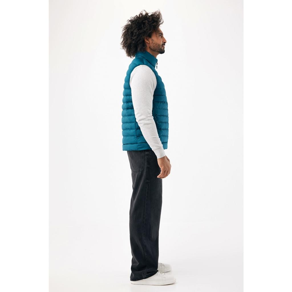 Vestă pentru bărbați  din poliester reciclat Iqoniq Meru dark teal 3XL