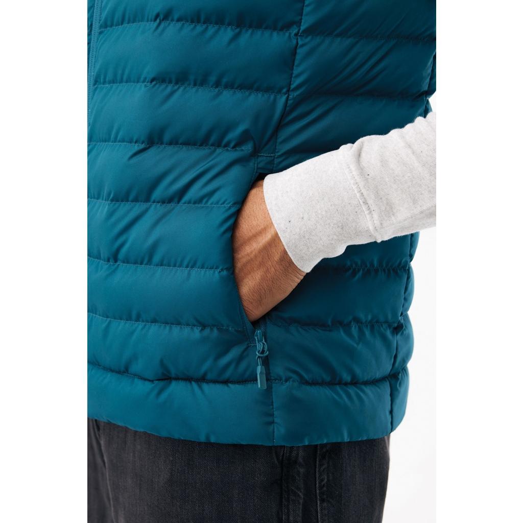 Vestă pentru bărbați  din poliester reciclat Iqoniq Meru dark teal 3XL