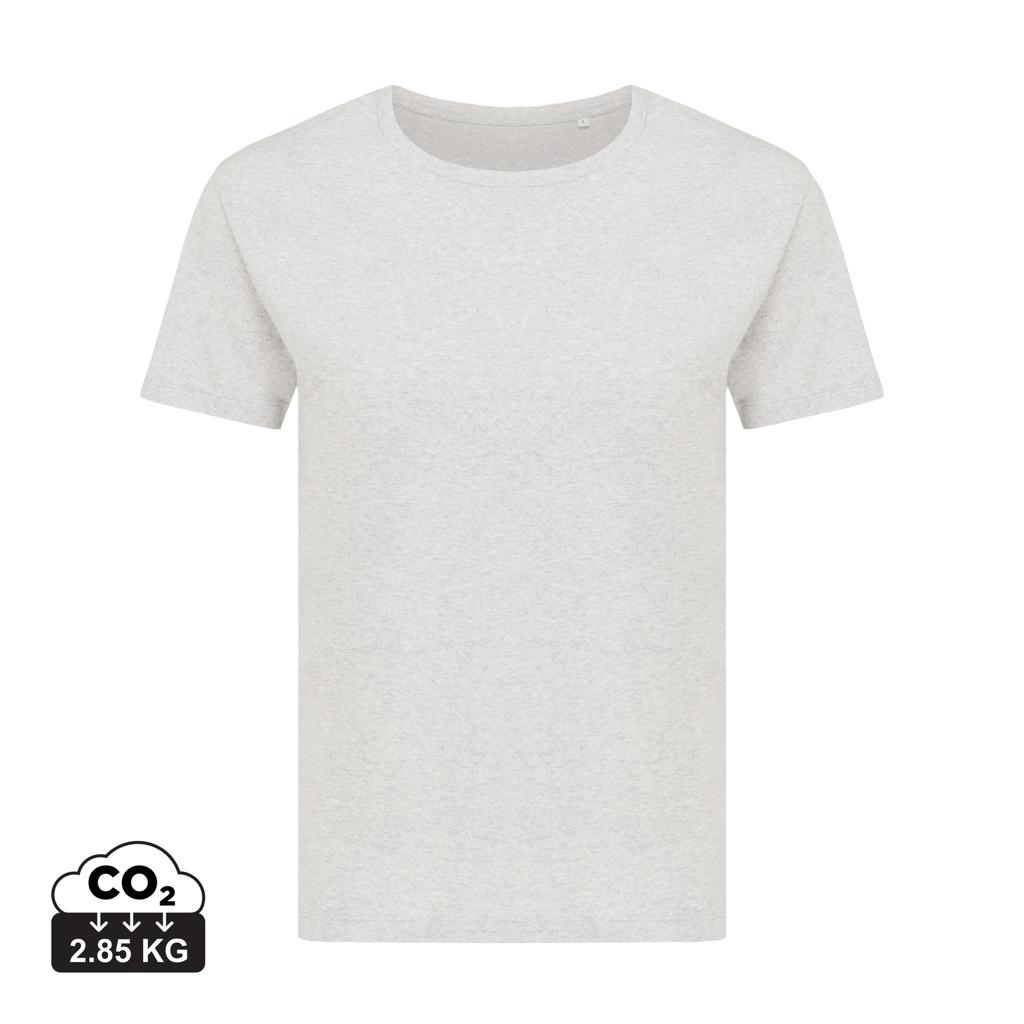 Tricou ușor pentru femei din bumbac reciclat Iqoniq Yala light heather grey XL