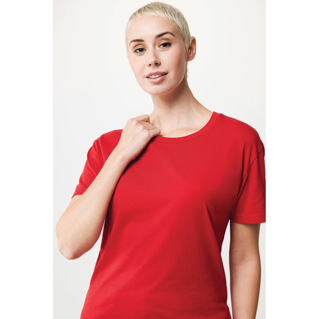 Tricou ușor pentru femei din bumbac reciclat Iqoniq Yala red S