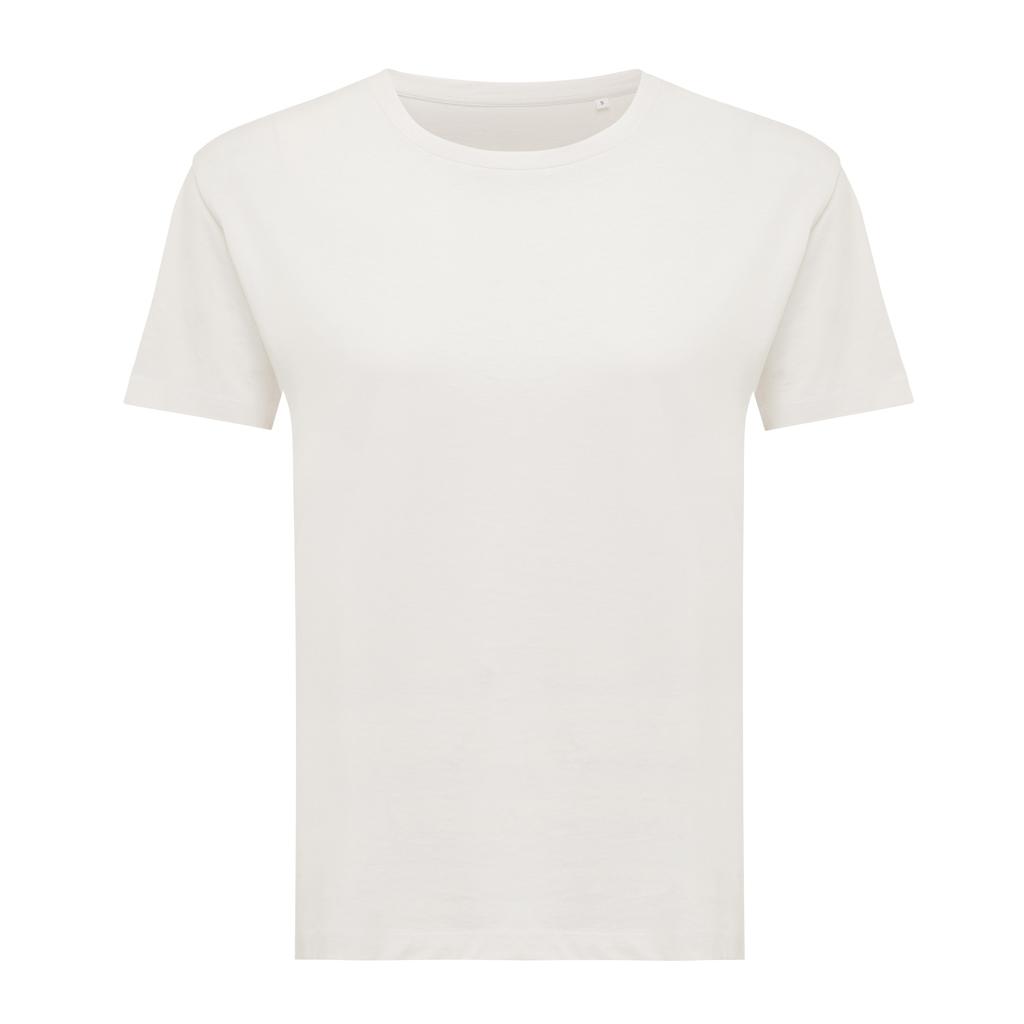 Tricou ușor pentru femei din bumbac reciclat Iqoniq Yala ivory white M