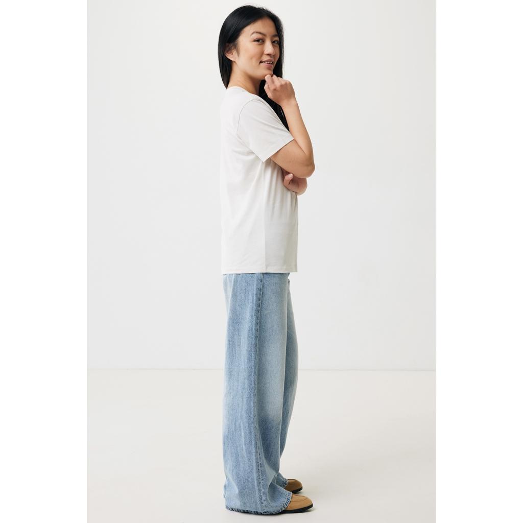 Tricou ușor pentru femei din bumbac reciclat Iqoniq Yala ivory white M