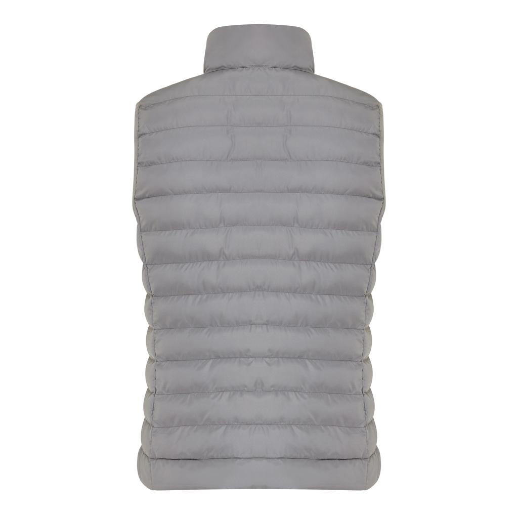 Vestă pentru femei din poliester reciclat Iqoniq Meru  silver grey 2XS