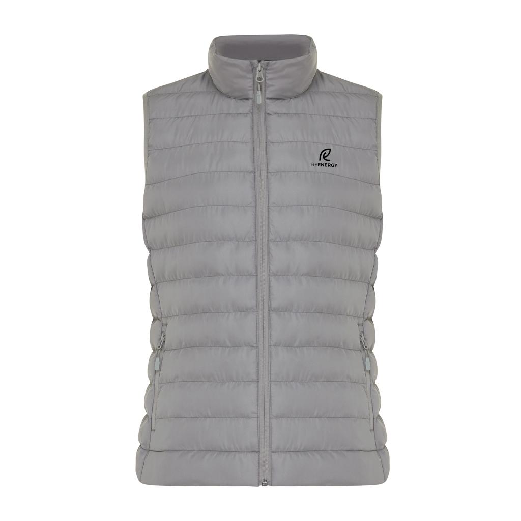 Vestă pentru femei din poliester reciclat Iqoniq Meru  silver grey 2XS