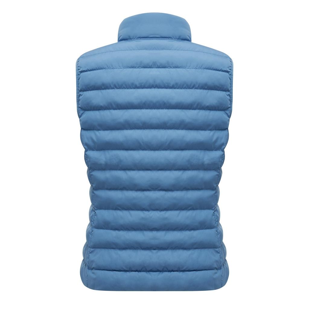 Vestă pentru femei din poliester reciclat Iqoniq Meru  Moon blue