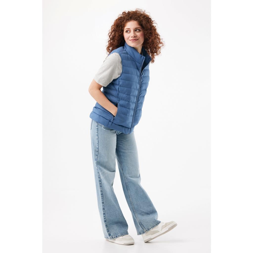 Vestă pentru femei din poliester reciclat Iqoniq Meru  Moon blue