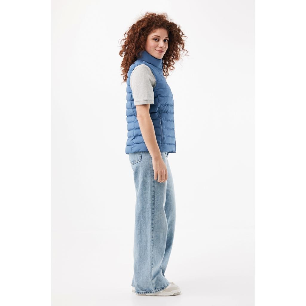 Vestă pentru femei din poliester reciclat Iqoniq Meru  Moon blue