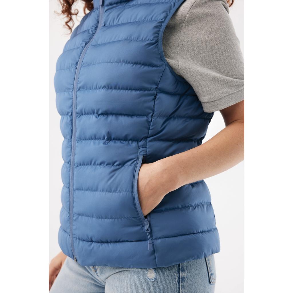 Vestă pentru femei din poliester reciclat Iqoniq Meru  Moon blue
