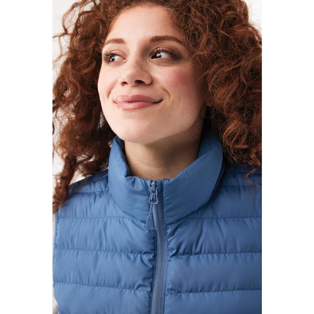 Vestă pentru femei din poliester reciclat Iqoniq Meru  Moon blue