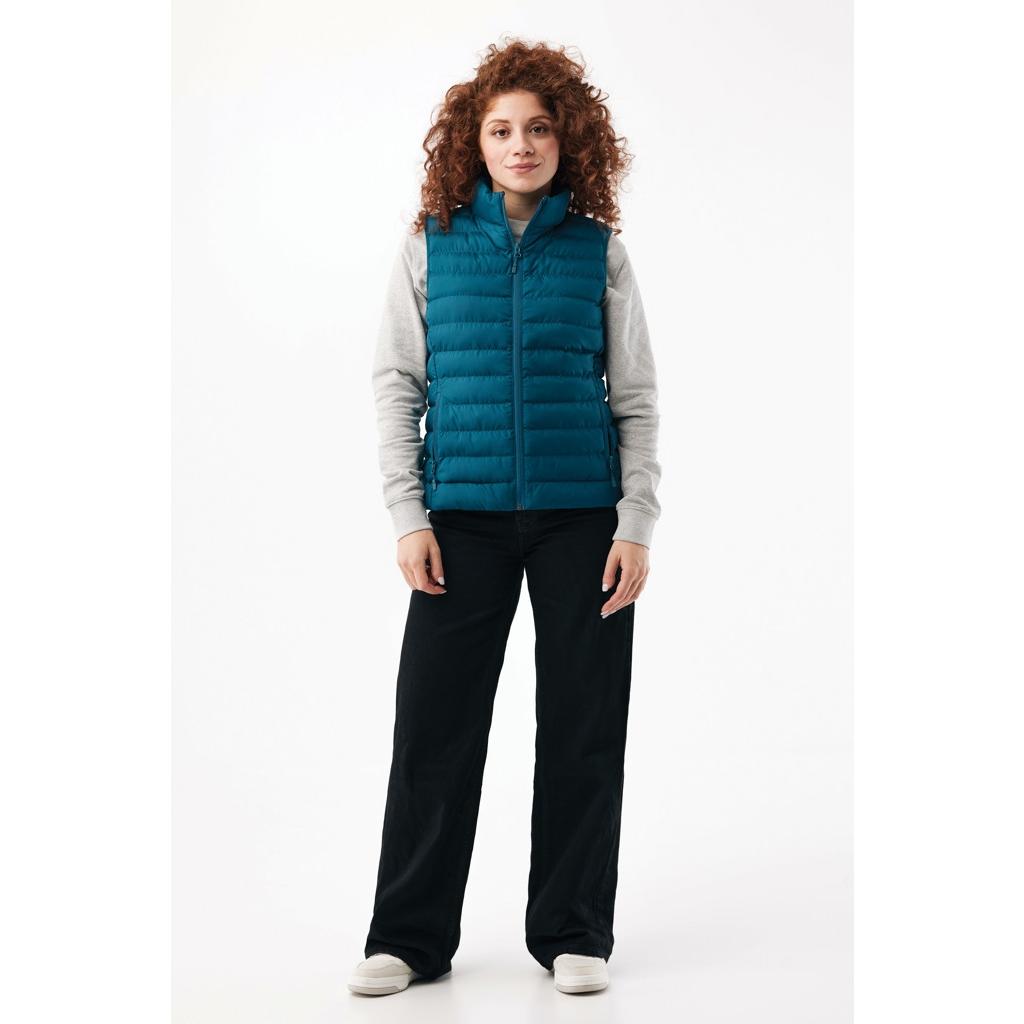 Vestă pentru femei din poliester reciclat Iqoniq Meru  dark teal