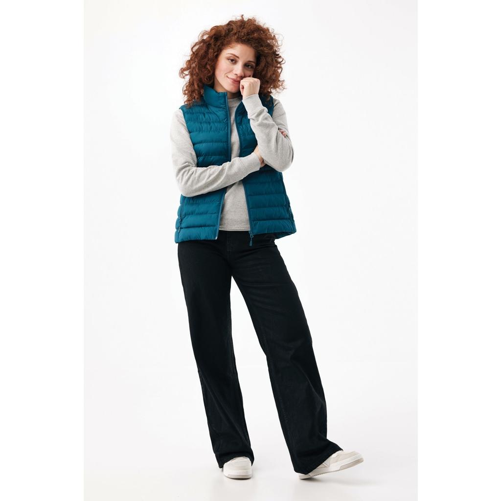 Vestă pentru femei din poliester reciclat Iqoniq Meru  dark teal