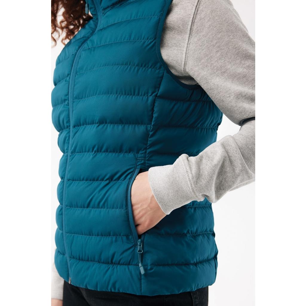 Vestă pentru femei din poliester reciclat Iqoniq Meru  dark teal