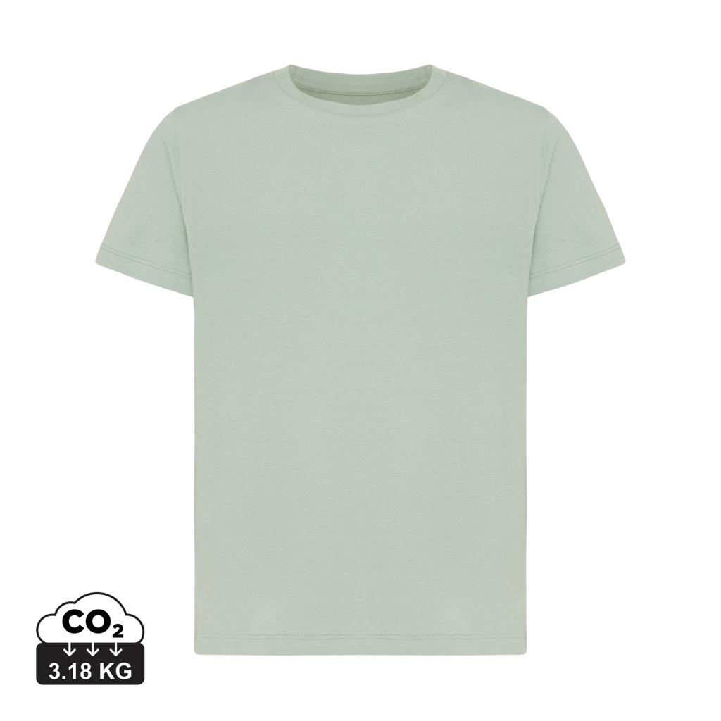 Tricou ușor pentru copii din bumbac reciclat Iqoniq Koli iceberg green 7 - 8 ani