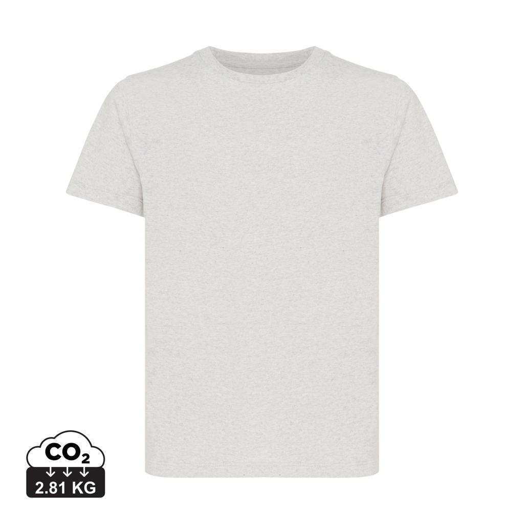 Tricou ușor pentru copii din bumbac reciclat Iqoniq Koli light heather grey 7 - 8 ani