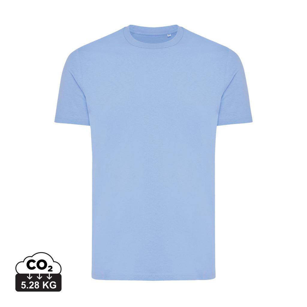 Tricou din bumbac reciclat Iqoniq Bryce sky blue XL