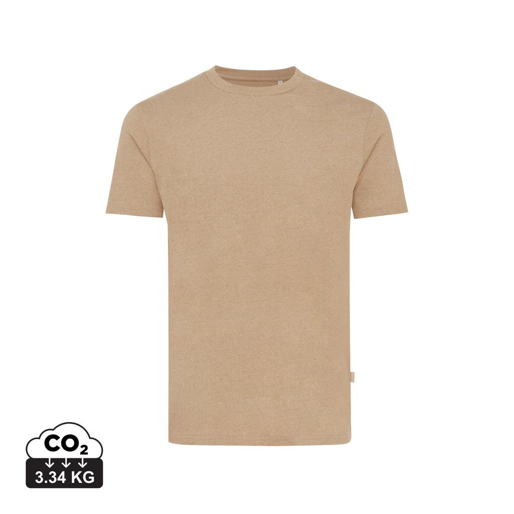 Tricou din bumbac reciclat, necolorat Iqoniq Manuel heather brown