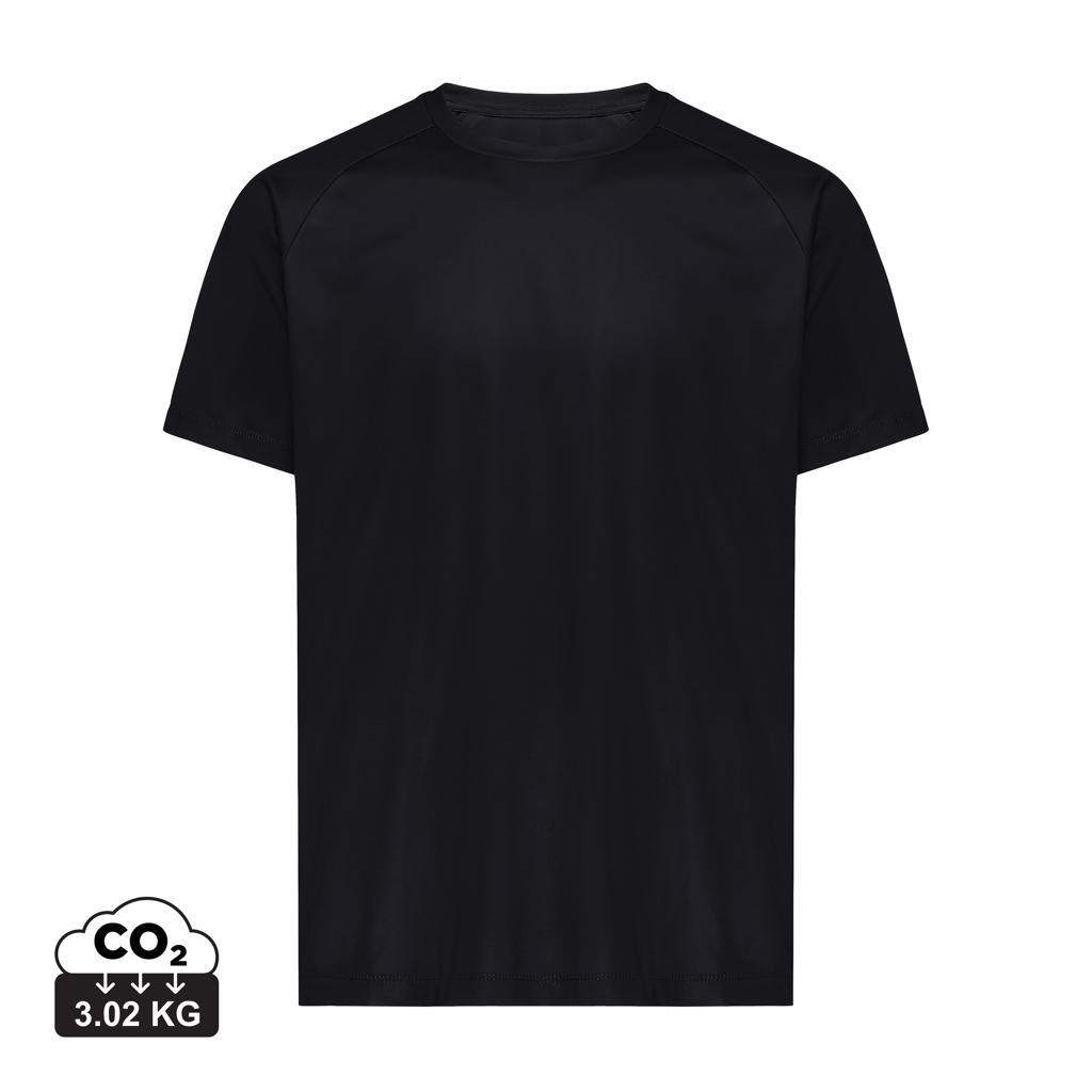 Tricou sport din poliester reciclat, cu uscare rapidă Iqoniq Tikal black 5XL