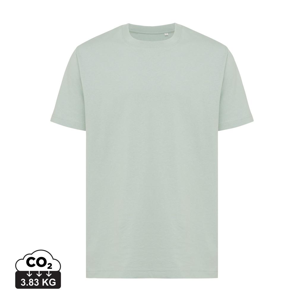 Tricou relaxat din bumbac reciclat Iqoniq Kakadu  iceberg green S