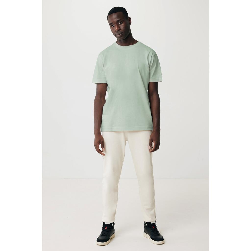 Tricou relaxat din bumbac reciclat Iqoniq Kakadu  iceberg green