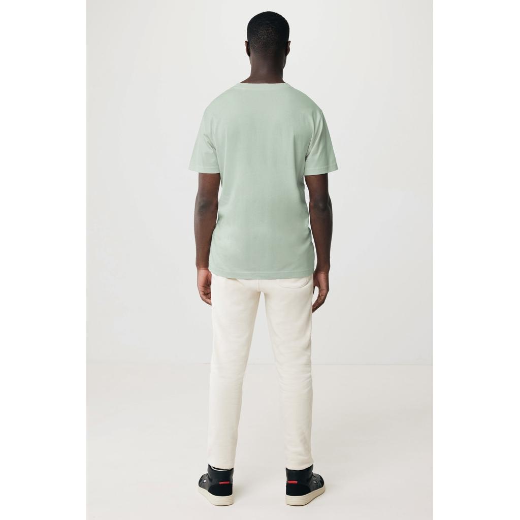 Tricou relaxat din bumbac reciclat Iqoniq Kakadu  iceberg green