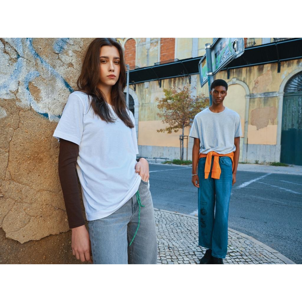 Tricou relaxat din bumbac reciclat Iqoniq Kakadu  transparent XL