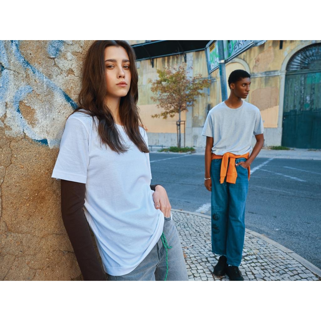 Tricou relaxat din bumbac reciclat Iqoniq Kakadu  transparent XL