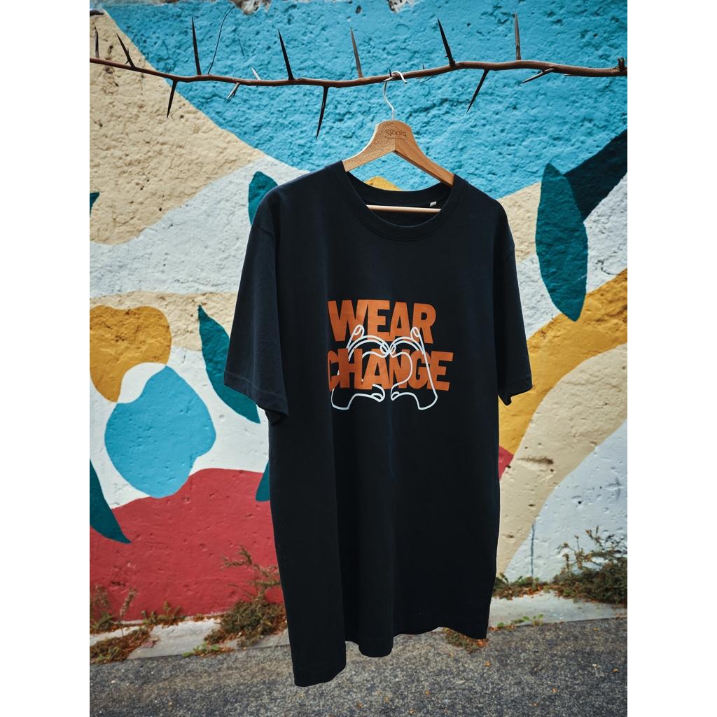 Tricou relaxat din bumbac reciclat Iqoniq Kakadu  navy M